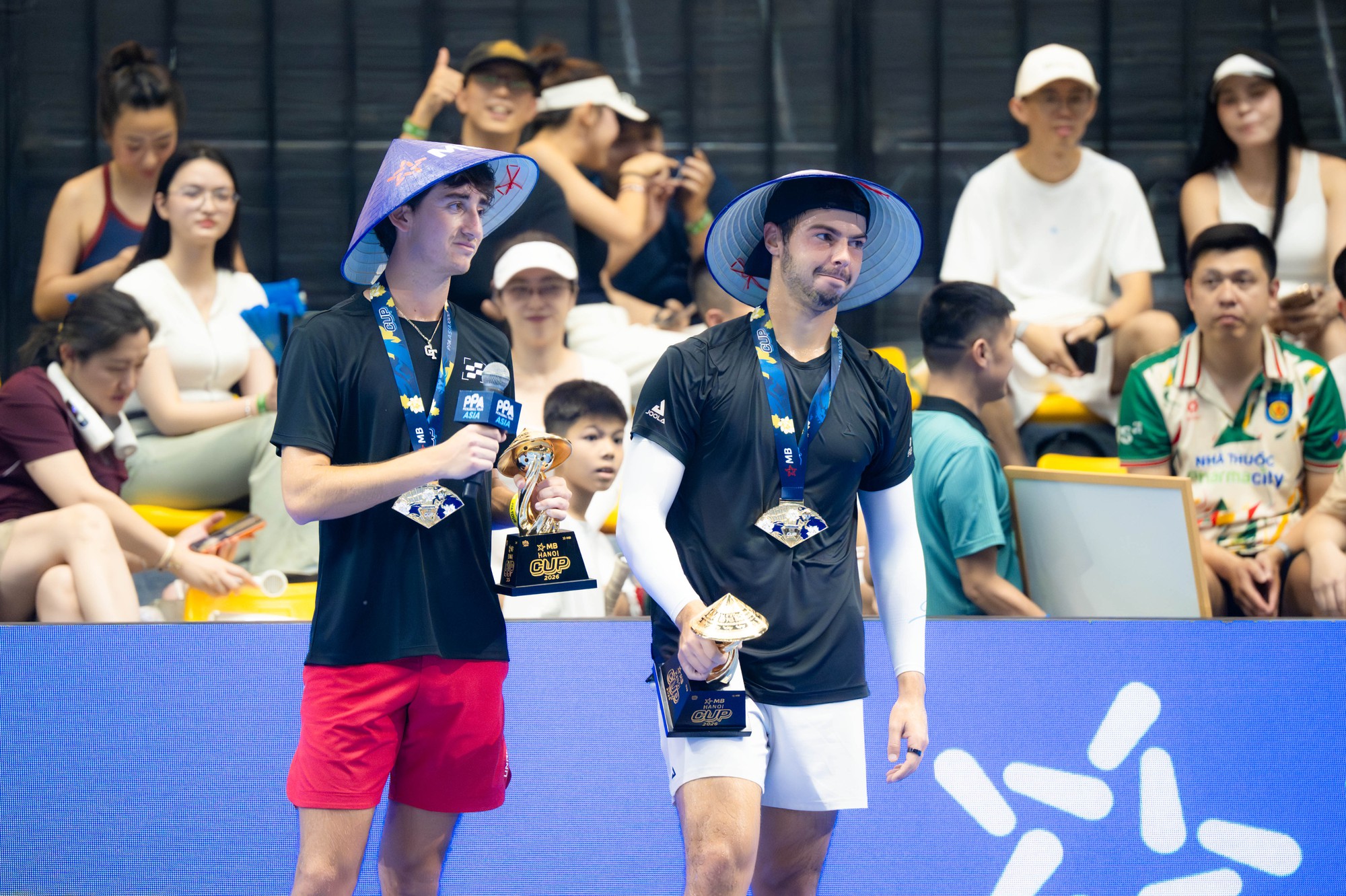 Huyền thoại pickleball Ben Johns muốn đ&aacute;nh cặp c&ugrave;ng Vinh Hiển, "qu&aacute;i vật" Tardio lập tức "chốt đơn" L&yacute; Ho&agrave;ng Nam hậu PPA Hanoi!- Ảnh 1.