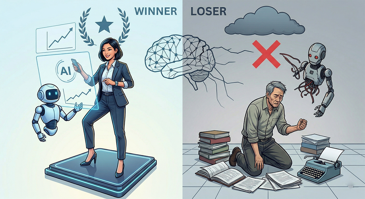 Khi AI trở th&agrave;nh c&ocirc;ng cụ "sinh tồn" của nh&acirc;n vi&ecirc;n: D&ugrave;ng tốt v&agrave; nhận gấp đ&ocirc;i lương, hoặc bị loại bỏ- Ảnh 1.