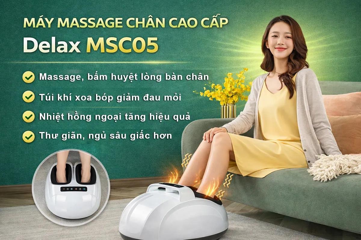 Top 8 m&aacute;y massage ch&acirc;n gi&uacute;p thư gi&atilde;n b&agrave;n ch&acirc;n, giảm t&ecirc; mỏi được ưa chuộng 2026- Ảnh 4.