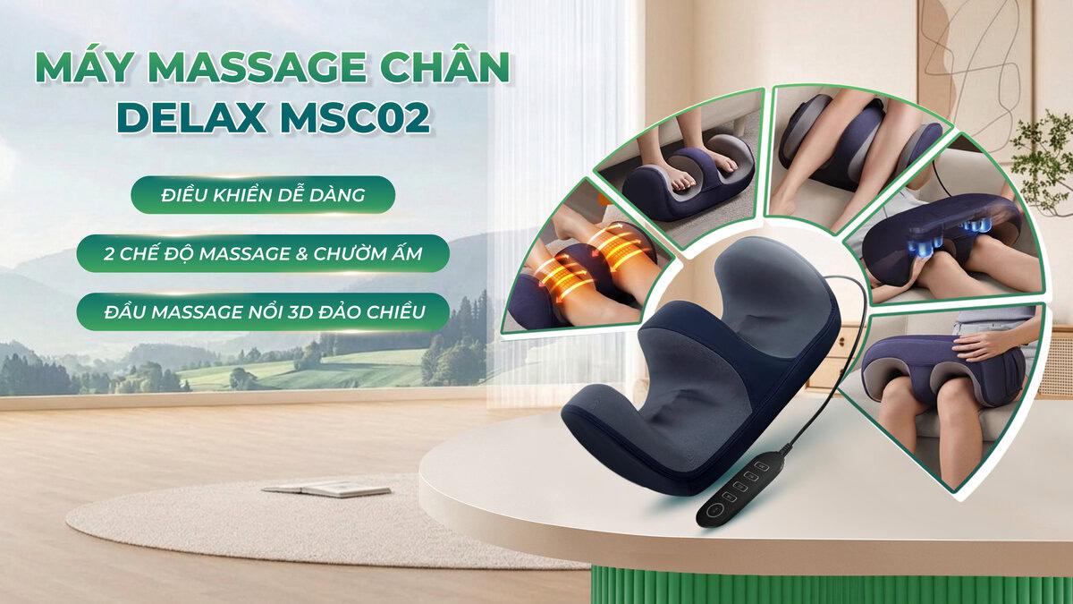 Top 8 m&aacute;y massage ch&acirc;n gi&uacute;p thư gi&atilde;n b&agrave;n ch&acirc;n, giảm t&ecirc; mỏi được ưa chuộng 2026- Ảnh 5.