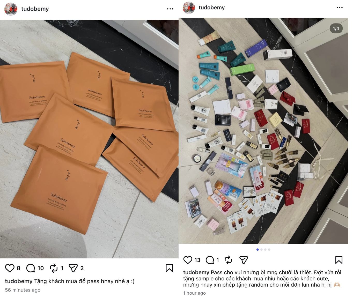 C&aacute;ch &Aacute; hậu Huyền My dỗ ngọt khi d&iacute;nh drama: "Ph&uacute; b&agrave;" trải mỹ phẩm cao cấp đầy s&agrave;n, tuy&ecirc;n bố h&ocirc;m nay tặng hết- Ảnh 2.