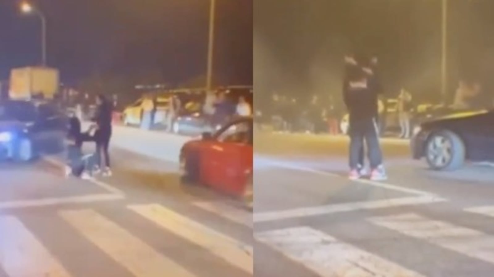 Quỳ gối cầu h&ocirc;n bạn g&aacute;i giữa phố, người đ&agrave;n &ocirc;ng bị &ocirc; t&ocirc; đ&acirc;m tr&uacute;ng - Ảnh 1.