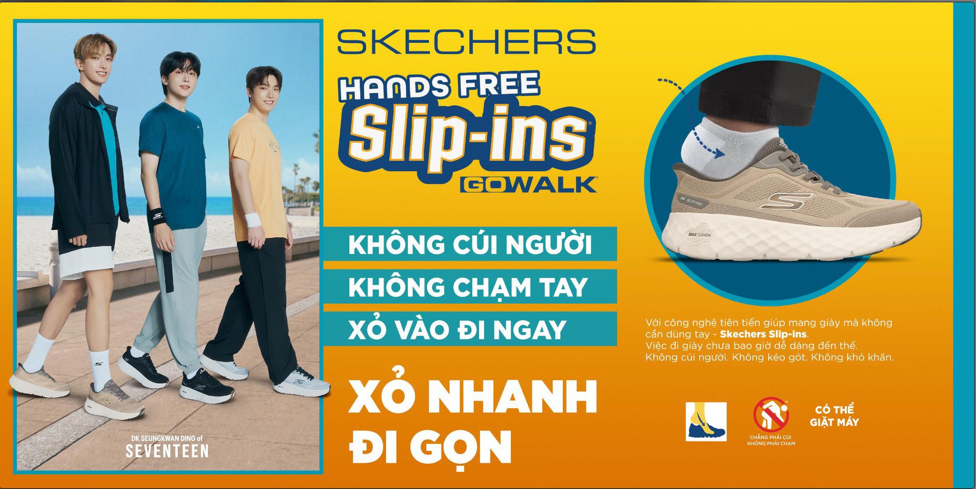 Skechers GOWalk Max Cushioning Flex &ndash; Trải nghiệm thoải m&aacute;i trong từng chuyển động thường ng&agrave;y - Ảnh 1.