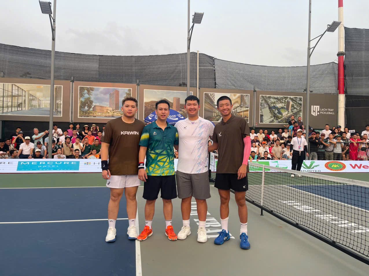 Quang Dương chấn thương, bỏ dở trận tứ kết Pickleball tại Hải Ph&ograve;ng- Ảnh 1.