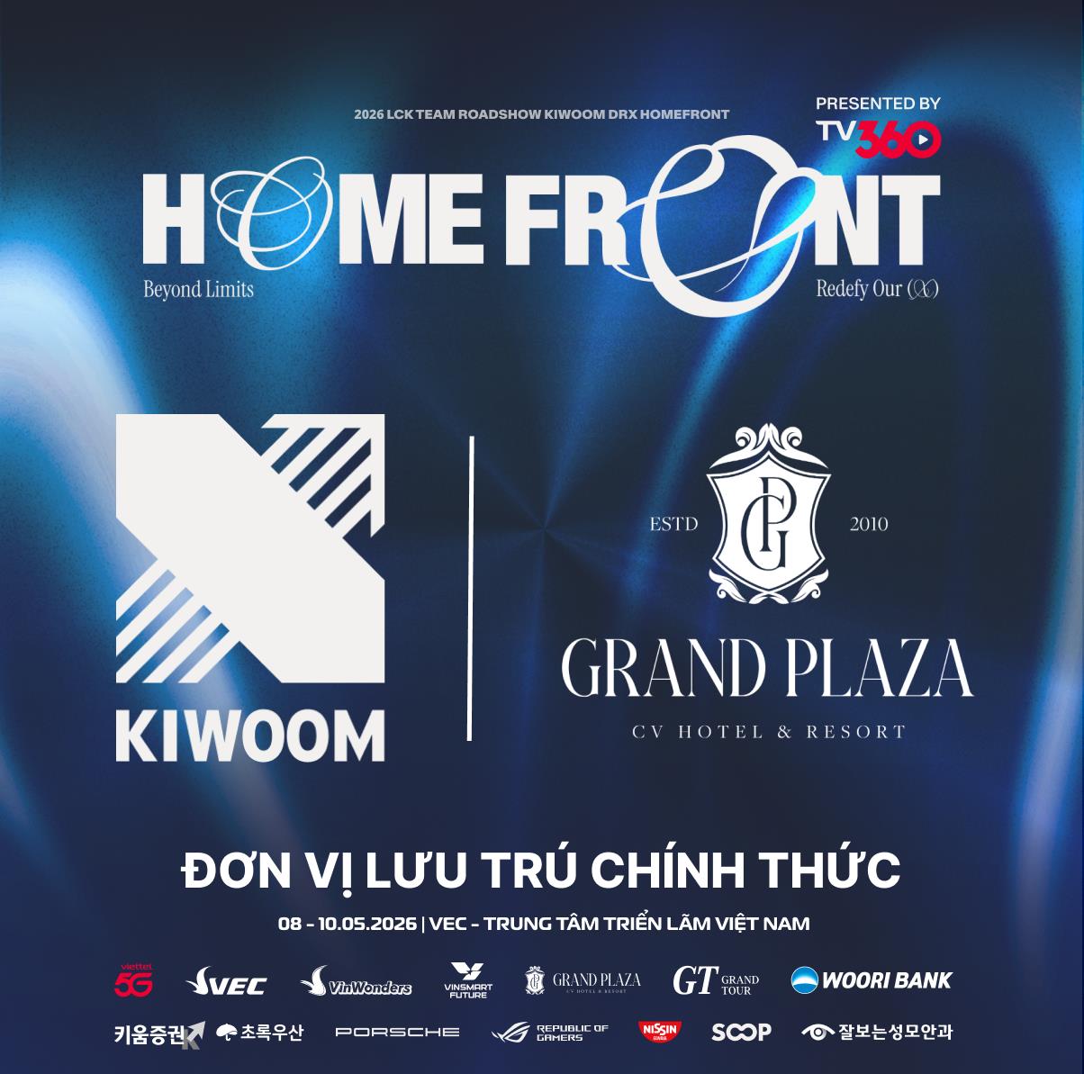 Grand Plaza đồng h&agrave;nh c&ugrave;ng KIWOOM DRX Homefront 2026 - Điểm hẹn đ&aacute;ng mong chờ cho fan esports Việt - Ảnh 2.