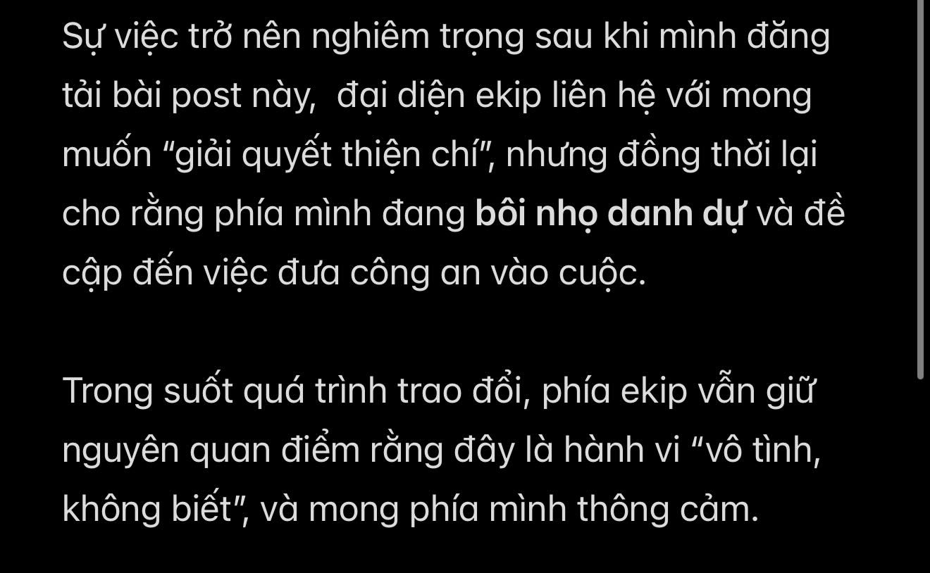 Chủ qu&aacute;n cafe nổi tiếng H&agrave; Nội tố ekip thời trang lẻn v&agrave;o nh&agrave; chụp ảnh: "Đang l&agrave;m việc với c&ocirc;ng an"- Ảnh 5.