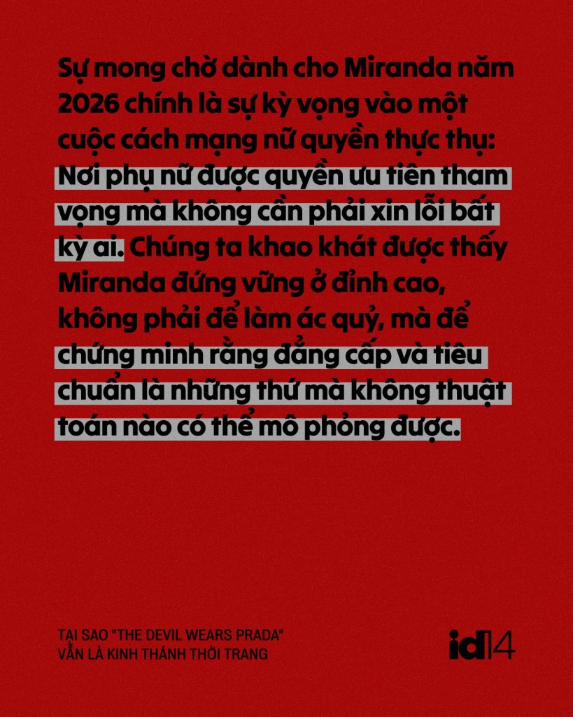 Tại sao The Devil Wears Prada vẫn l&agrave; kinh th&aacute;nh thời trang d&ugrave; thế giới đ&atilde; đổi thay đến ch&oacute;ng mặt?- Ảnh 7.