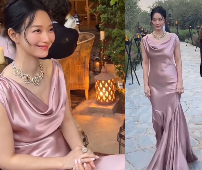Shin Min Ah h&oacute;a &ldquo;nữ thần gi&aacute;ng thế&rdquo; ở sự kiện cao cấp tại Maroc: Khoe body bốc lửa xứng đ&aacute;ng phong thần, nh&igrave;n xuống h&ocirc;ng quả t&aacute;o m&agrave; sốc- Ảnh 5.