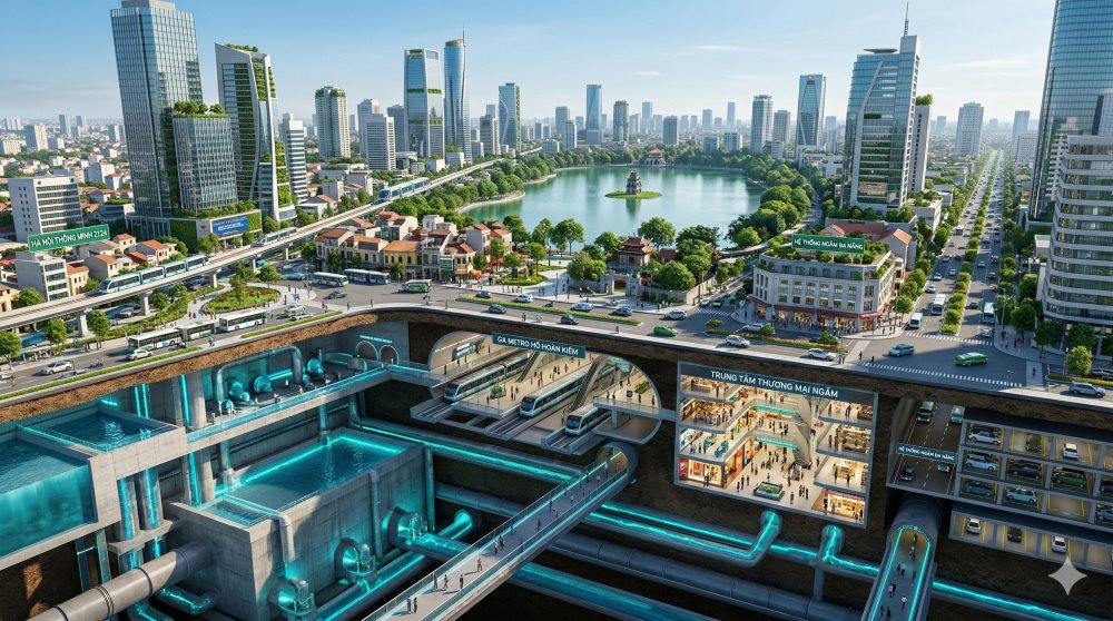 Việt Nam dự kiến x&acirc;y một c&ocirc;ng tr&igrave;nh dưới l&ograve;ng đất lớn nhất thế giới, ph&aacute; kỷ lục của Nhật Bản- Ảnh 2.