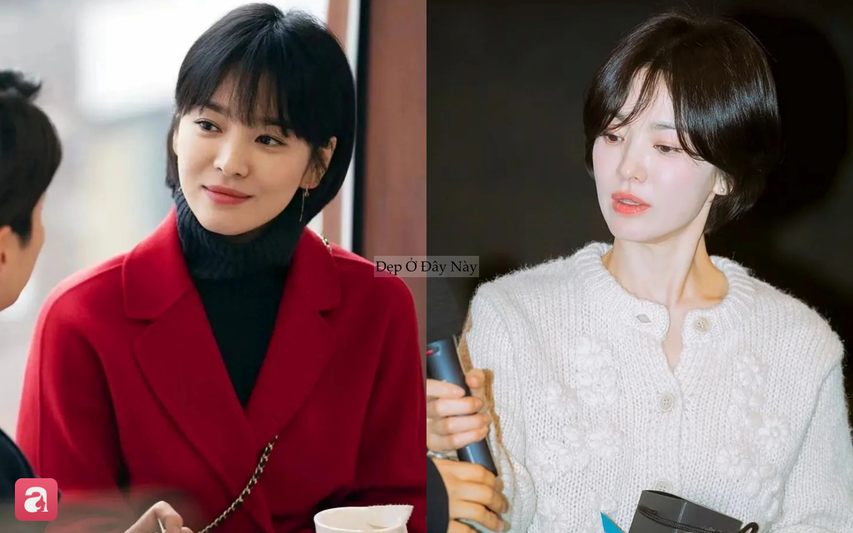 Chị em ngo&agrave;i 40 tuổi đua nhau học theo kiểu t&oacute;c ngắn "hack tuổi" của Song Hye Kyo - Ảnh 2.