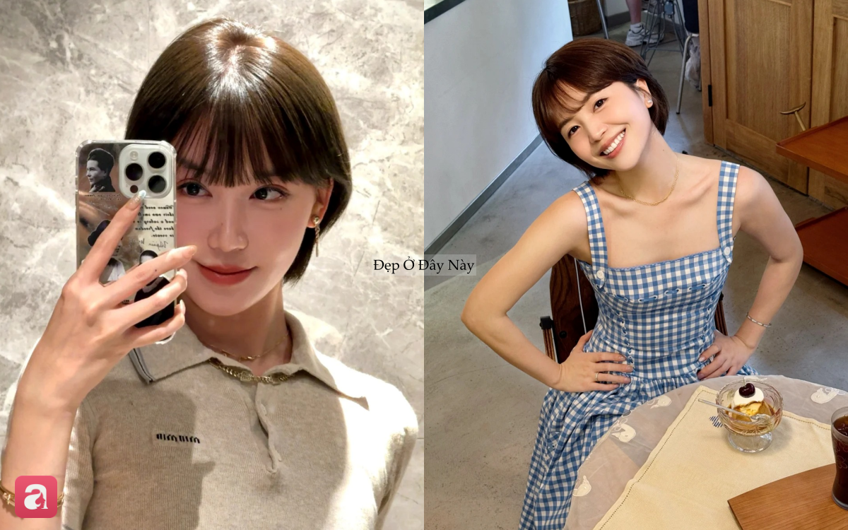 Chị em ngo&agrave;i 40 tuổi đua nhau học theo kiểu t&oacute;c ngắn "hack tuổi" của Song Hye Kyo - Ảnh 6.