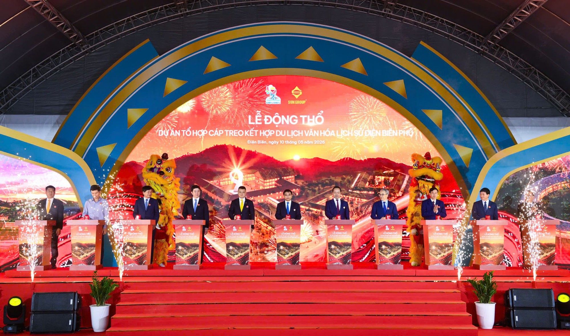 Cáp treo lên nơi từng là đài quan sát của Đại tướng Võ Nguyên Giáp: Đã động thổ, lên núi chỉ mất 15 phút- Ảnh 1. Cáp treo lên nơi từng là đài quan sát của Đại tướng Võ Nguyên Giáp: Đã động thổ, lên núi chỉ mất 15 phút- Ảnh 1.