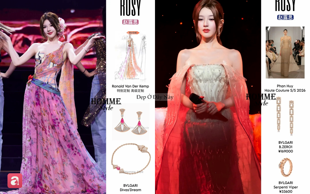 Concert ca nhạc như show thời trang của Triệu Lộ Tư, trang sức bạc tỷ nhiều kh&ocirc;ng đếm xuể- Ảnh 3.