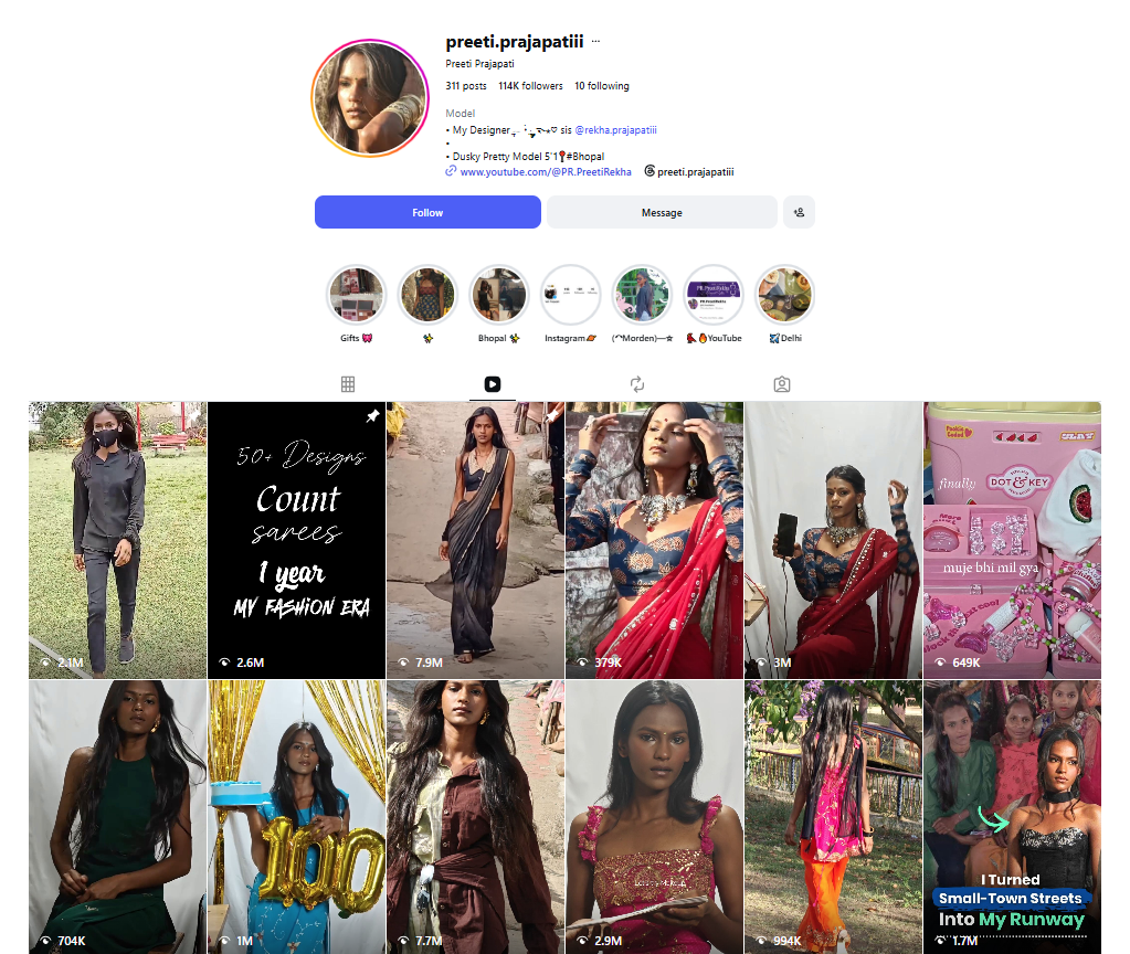 C&ocirc; g&aacute;i catwalk giữa khu ổ chuột, tr&ecirc;n người mặc to&agrave;n đồ may từ vải vụn thu h&uacute;t hơn 43 triệu lượt xem- Ảnh 8.