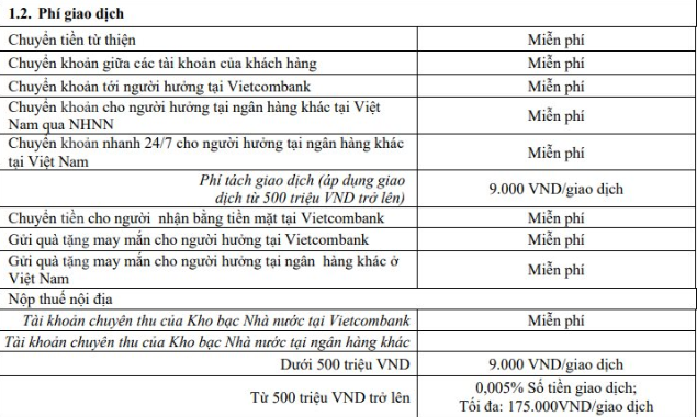 Giao dịch chuyển tiền c&oacute; thể bị thu ph&iacute; l&ecirc;n tới 1 triệu đồng: Trường hợp n&agrave;o bị thu ph&iacute;, mức ph&iacute; cụ thể bao nhi&ecirc;u?- Ảnh 1.