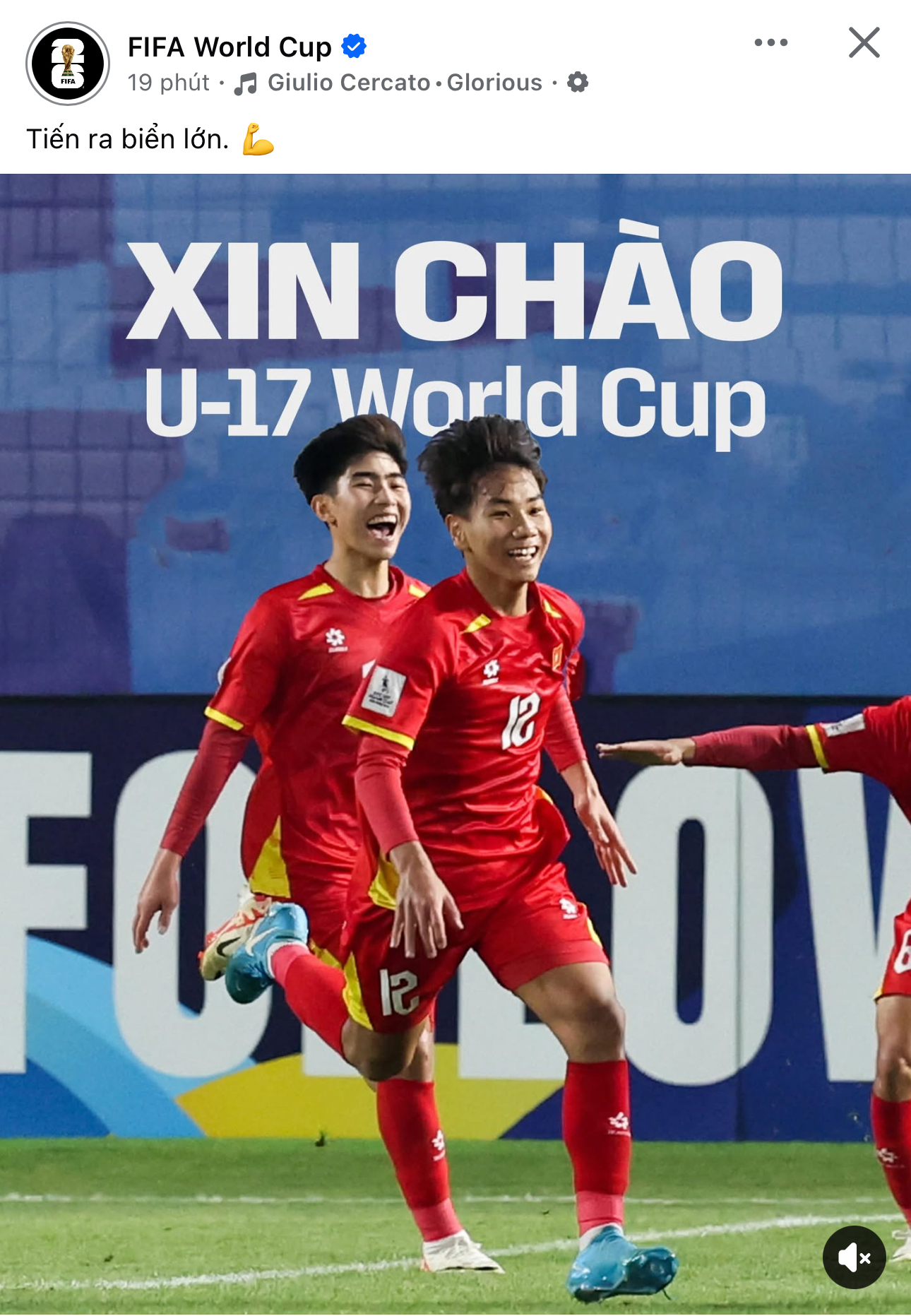 FIFA ch&agrave;o mừng Việt Nam đến với U17 World Cup 2026 - Ảnh 1.