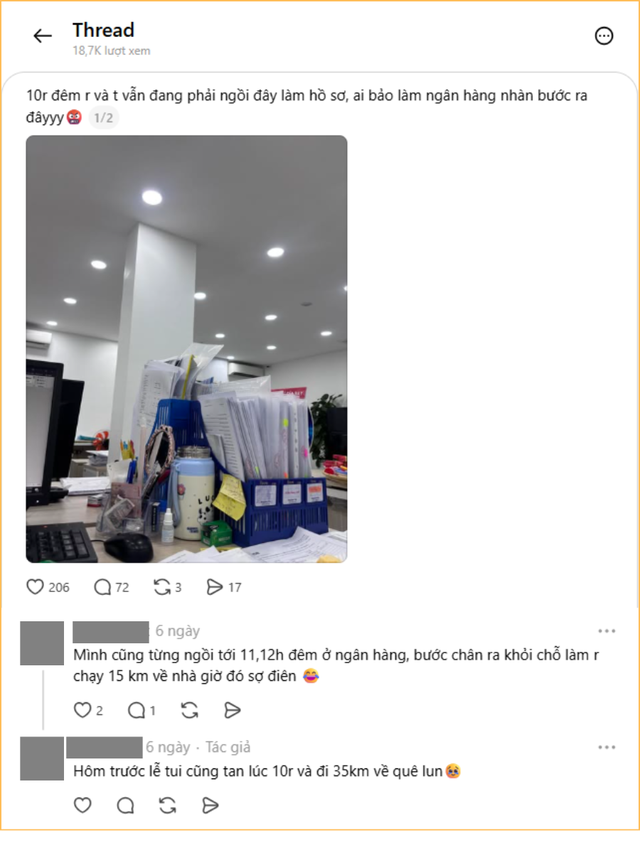 Chuyện như cơm bữa của d&acirc;n ng&acirc;n h&agrave;ng: 9-10h đ&ecirc;m vẫn chụp ảnh &ldquo;check-in&rdquo; ở văn ph&ograve;ng- Ảnh 2.