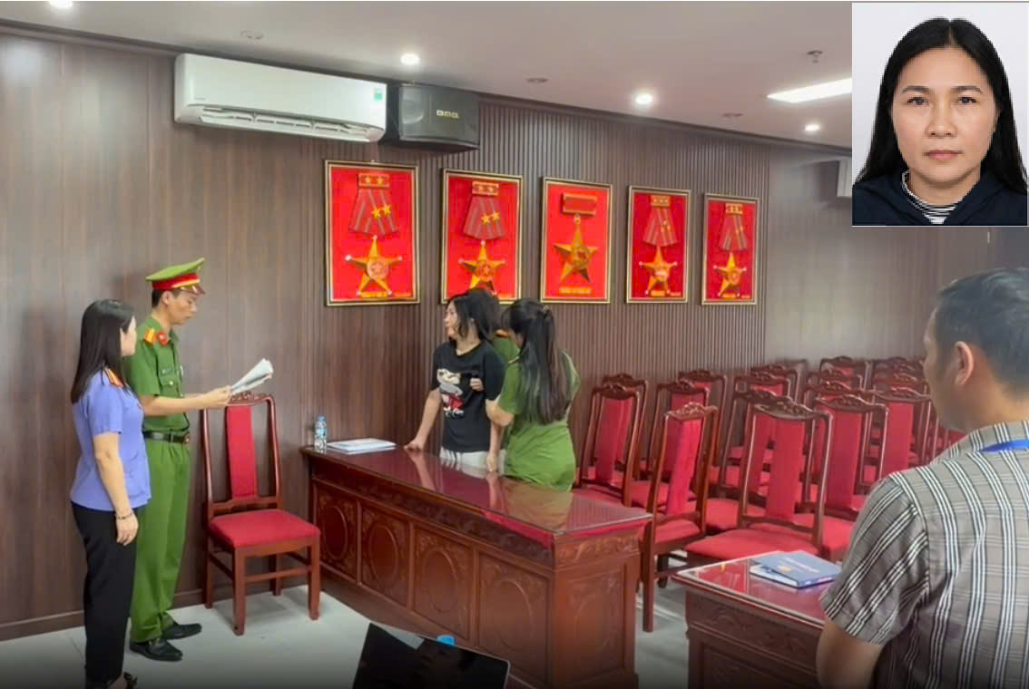 Ra lệnh kh&aacute;m x&eacute;t khẩn cấp, bắt tạm giam m&ocirc;i giới L&ecirc; Thị Thảo SN 1975 - Ảnh 2.