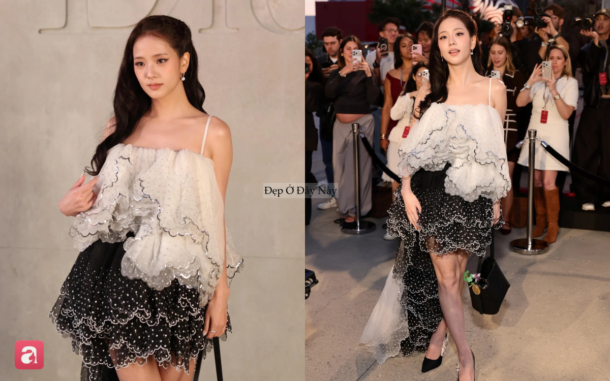 M&agrave;n sửa đồ tinh tế "1 mũi t&ecirc;n tr&uacute;ng 3 đ&iacute;ch" của Jisoo- Ảnh 2.