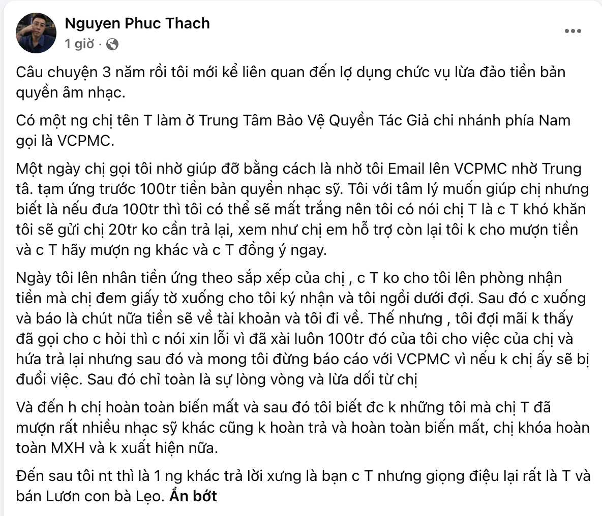 Only C tung tin nhắn tố một phụ nữ lừa đảo 100 triệu, nhắn tin đ&ograve;i c&ograve;n bị tỏ th&aacute;i độ- Ảnh 1.