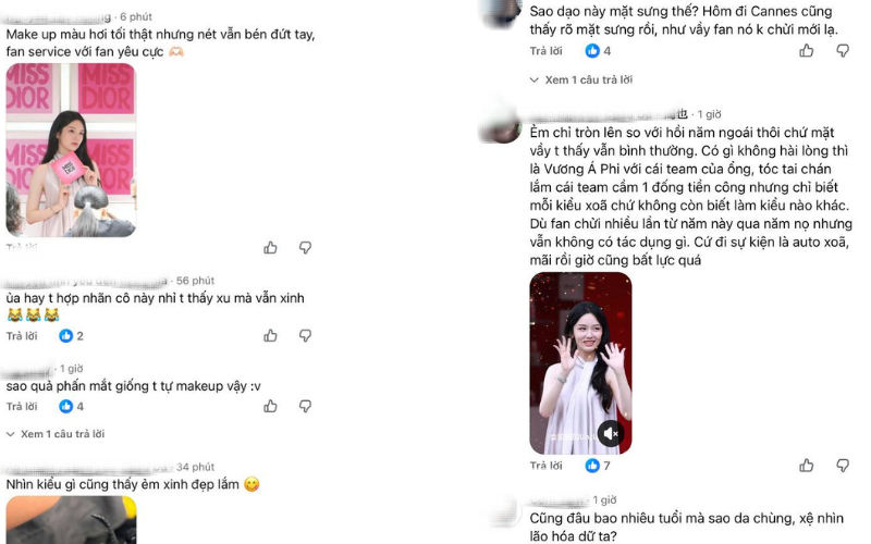 Đại sứ Dior vừa đẹp &ldquo;phong thần&rdquo; ở Cannes đ&atilde; bị ch&ecirc; mặt sưng, da xệ khi về nước- Ảnh 4.
