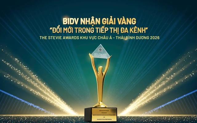 The Money Manifest tạo tiếng vang, g&oacute;p phần đưa BIDV gi&agrave;nh Giải V&agrave;ng Stevie Awards ch&acirc;u &Aacute; &ndash; Th&aacute;i B&igrave;nh Dương - Ảnh 1.