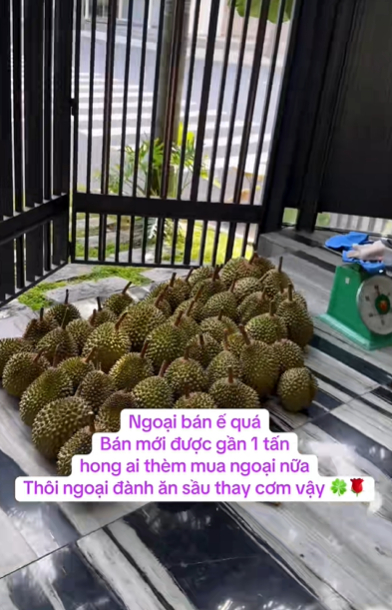 Sạp sầu ri&ecirc;ng trước biệt thự 3 mặt tiền 80 tỷ ở Ph&uacute; Mỹ Hưng g&acirc;y sốt: 2h chiều đ&atilde; hết sạch, chủ nh&agrave; vừa mừng vừa lo- Ảnh 5.