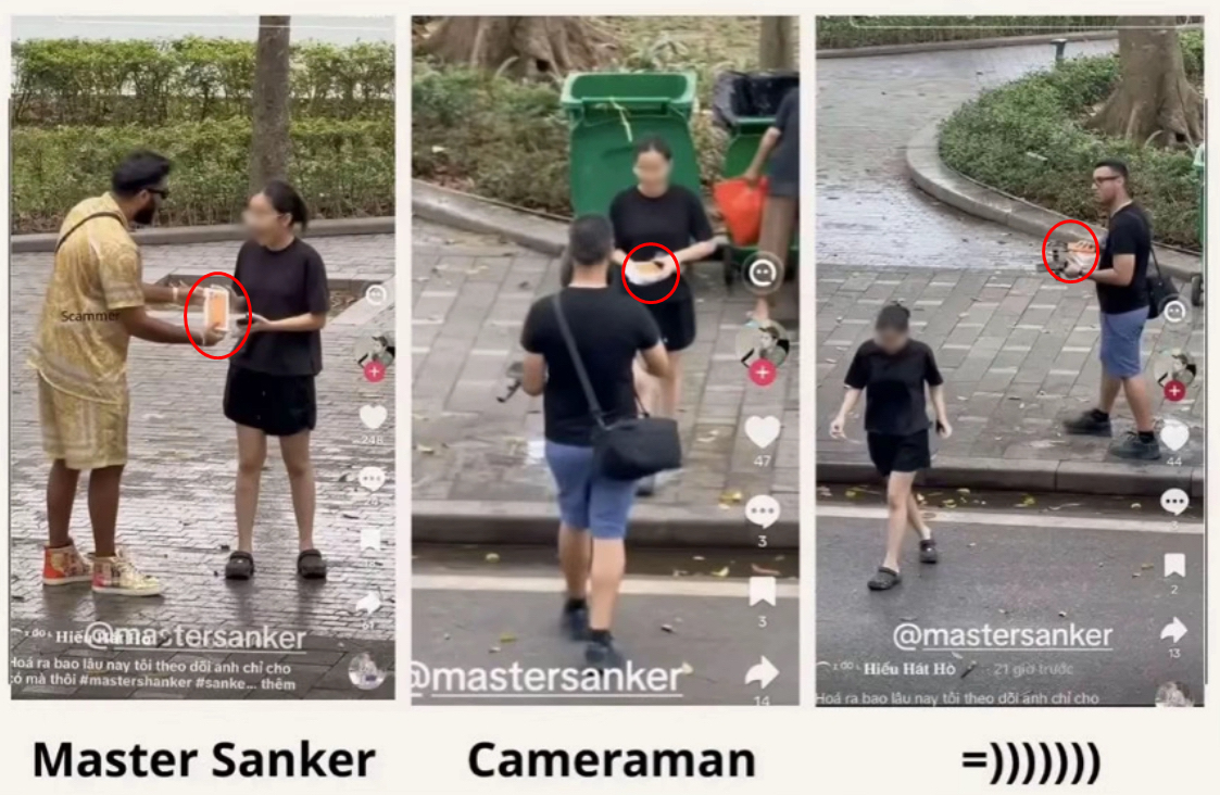 TikToker 9 triệu fan kh&oacute;a b&igrave;nh luận sau nghi vấn d&agrave;n dựng video tặng iPhone 17 ở Hồ Gươm- Ảnh 2.