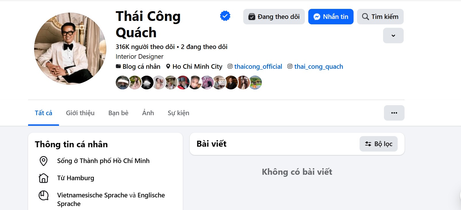Th&aacute;i C&ocirc;ng bất ngờ "bốc hơi" khỏi MXH: Chuyện g&igrave; đang xảy ra?- Ảnh 1.