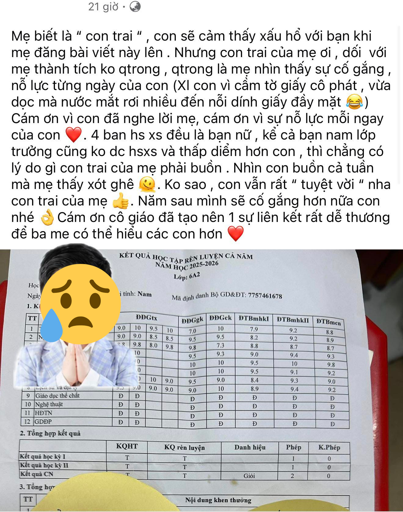 "Mẹ biết con trai sẽ xấu hổ khi mẹ đăng h&igrave;nh ảnh n&agrave;y l&ecirc;n" - Qu&aacute; mệt với kiểu khoe con tr&aacute; h&igrave;nh n&agrave;y!- Ảnh 1.