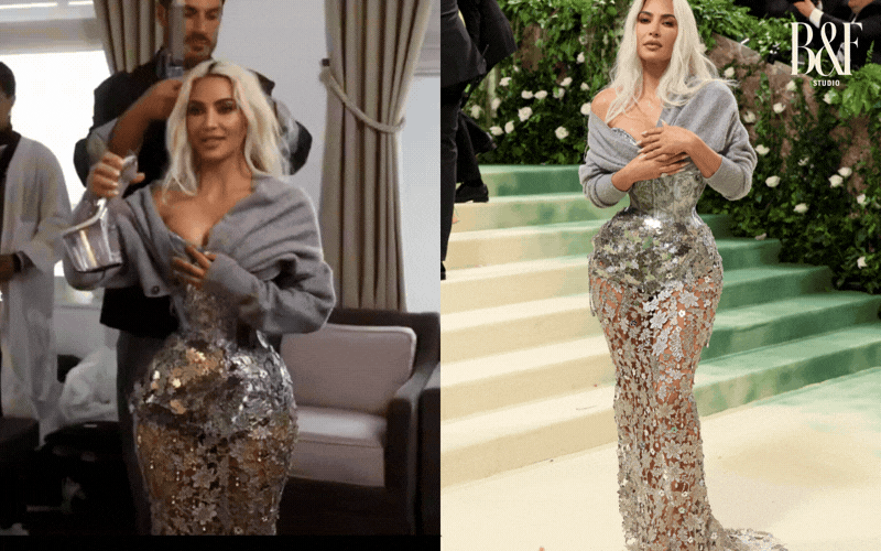 Kim Kardashian v&agrave; c&ocirc;ng cuộc &ldquo;th&agrave; chết cũng phải đẹp&rdquo; ở Met Gala: Giảm 7kg trong 3 tuần, siết eo tới mức tổn thương cơ thể- Ảnh 15.