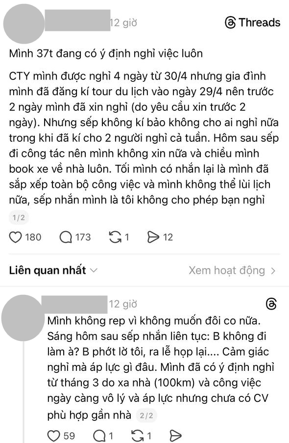 Nghỉ lễ 4 ng&agrave;y vẫn xin th&ecirc;m, bị từ chối: Nh&acirc;n sự dọa nghỉ việc, netizen &ldquo;duyệt đơn gi&uacute;p&rdquo;- Ảnh 1.