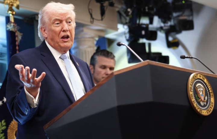 &Ocirc;ng Trump n&oacute;i xung đột ở Iran 'đ&atilde; chấm dứt'- Ảnh 1.