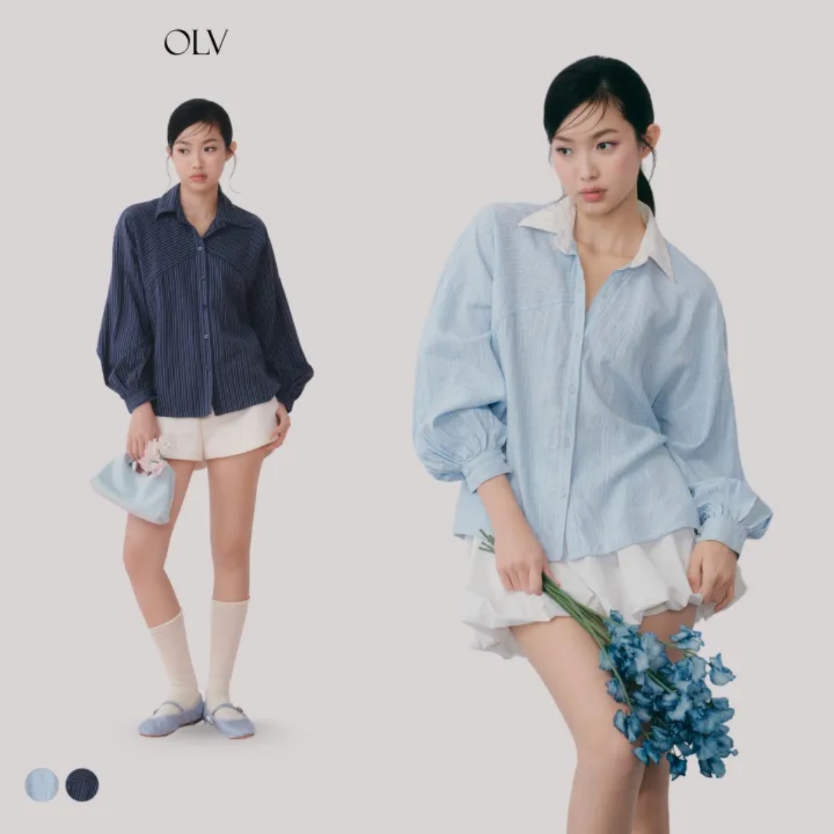 Kh&ocirc;ng c&ograve;n nh&agrave;m ch&aacute;n như bạn nghĩ: &Aacute;o sơ mi kẻ sọc đang trở lại theo c&aacute;ch ngọt ng&agrave;o v&agrave; thời trang hơn bao giờ hết - Ảnh 14.