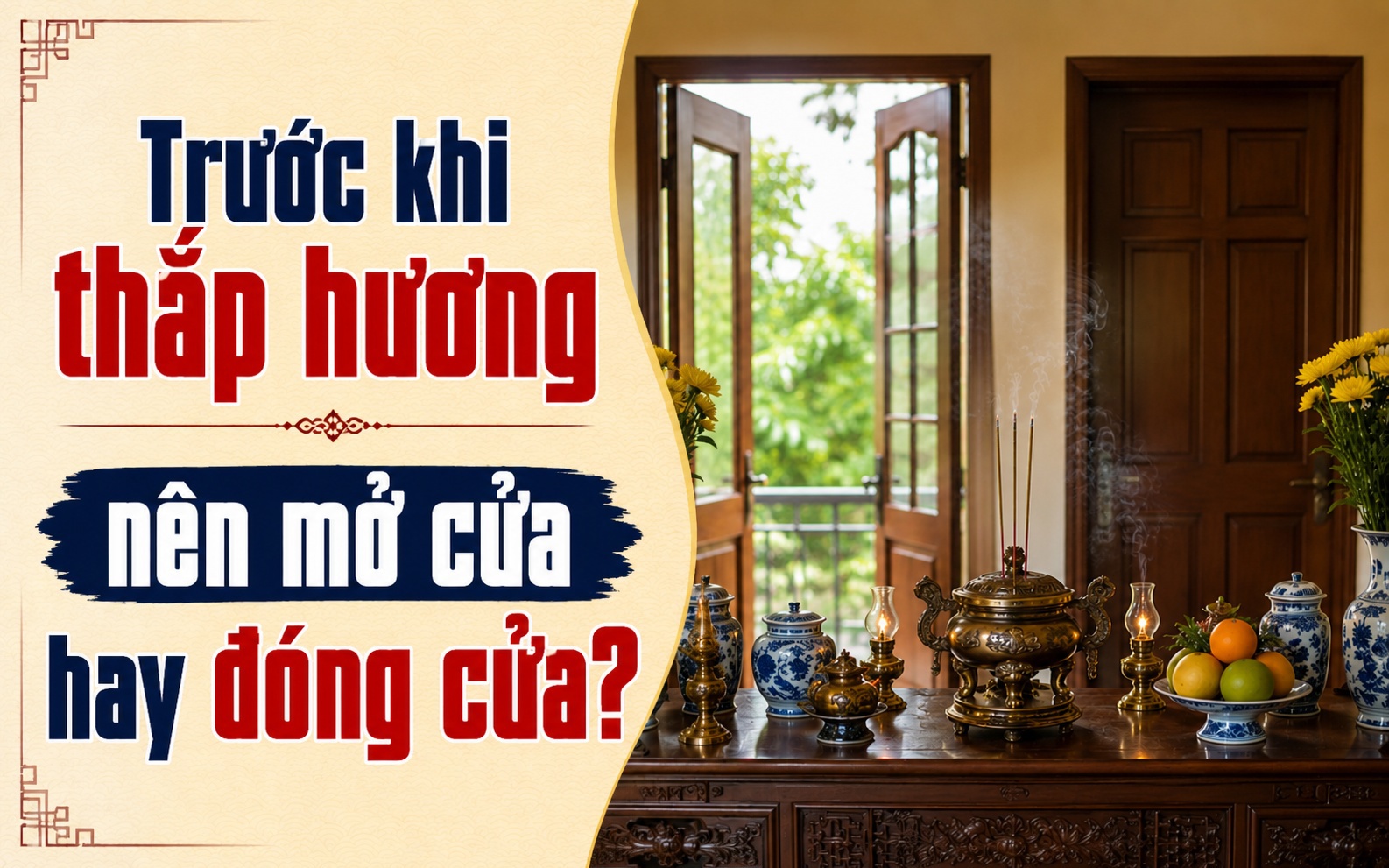 Bao l&acirc;u n&ecirc;n lau b&agrave;n thờ một lần? - Ảnh 1.