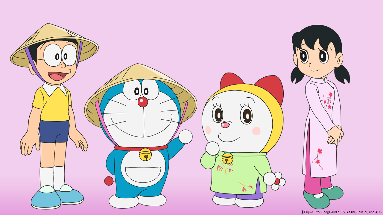 Doraemon tập Việt Nam khiến fan sĩ cực độ: Shizuka mặc &aacute;o d&agrave;i qu&aacute; xinh, loạt địa danh nổi tiếng xuất hiện- Ảnh 1.