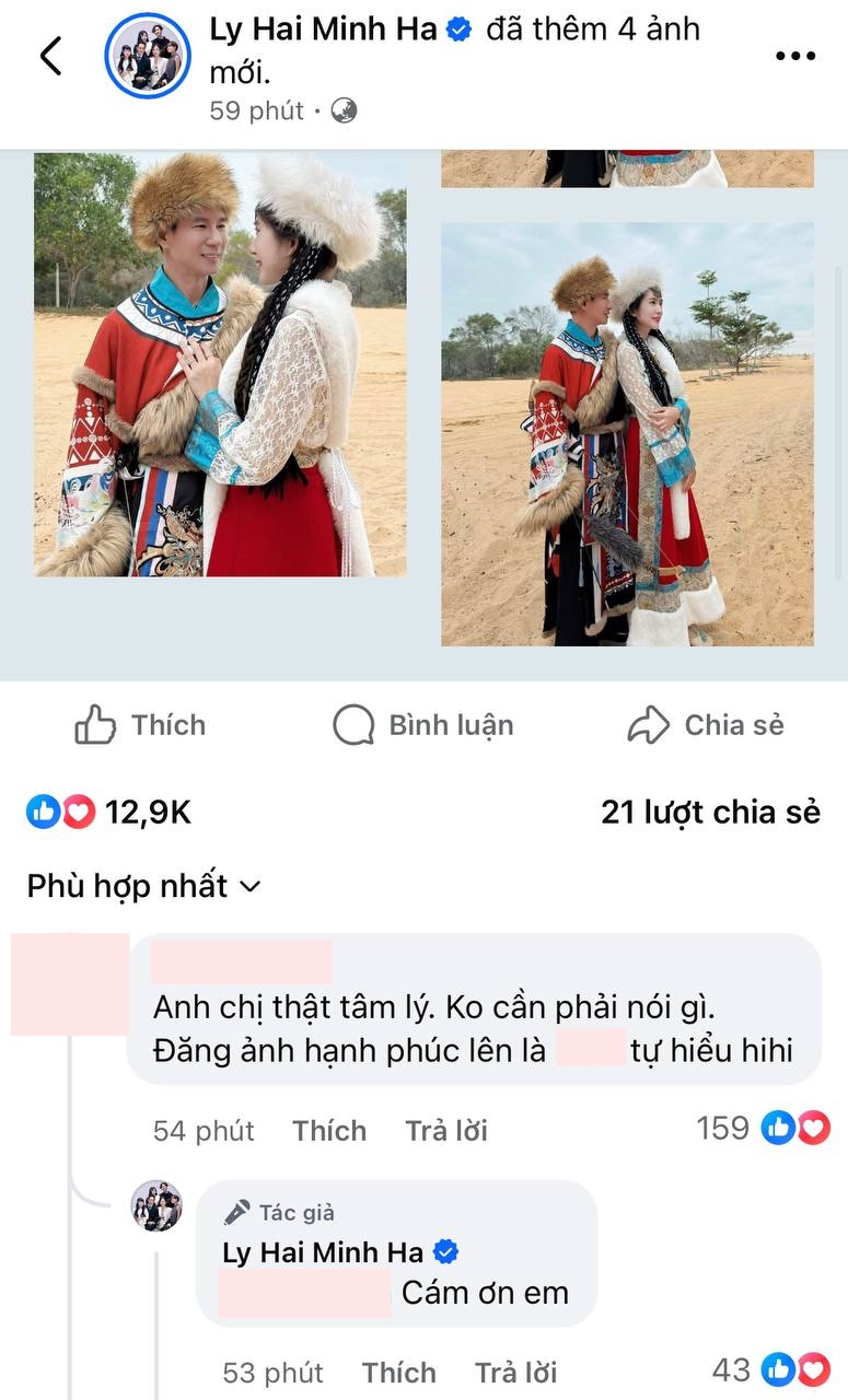 L&yacute; Hải - Minh H&agrave; lộ t&igrave;nh trạng h&ocirc;n nh&acirc;n giữa l&uacute;c bị r&eacute;o t&ecirc;n v&agrave;o tin đồn ly h&ocirc;n- Ảnh 2.