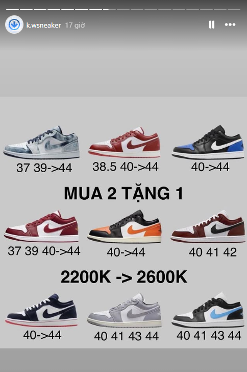 K.W Sneaker kinh doanh ra sao trước khi ông chủ bị khởi tố? Loạt page K.W Sneaker xuất hiện cập nhật mới- Ảnh 6. K.W Sneaker kinh doanh ra sao trước khi ông chủ bị khởi tố? Loạt page K.W Sneaker xuất hiện cập nhật mới- Ảnh 6.
