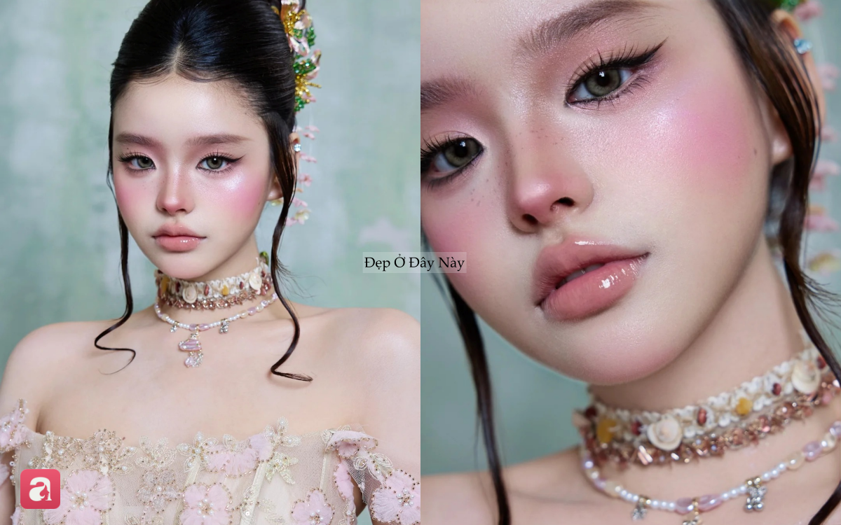 Từ makeup tới v&aacute;y &aacute;o, tạo h&igrave;nh của Jisoo tại Met Gala bị "copy" h&agrave;ng loạt - Ảnh 3.