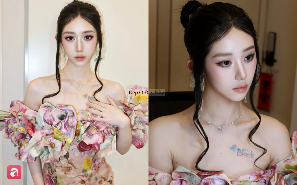 Từ makeup tới v&aacute;y &aacute;o, tạo h&igrave;nh của Jisoo tại Met Gala bị "copy" h&agrave;ng loạt - Ảnh 6.