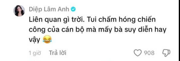Diệp L&acirc;m Anh b&igrave;nh luận g&igrave; ở fanpage Ph&ograve;ng, chống ma t&uacute;y - C&ocirc;ng an TP.HCM m&agrave; g&acirc;y b&atilde;o?- Ảnh 2.