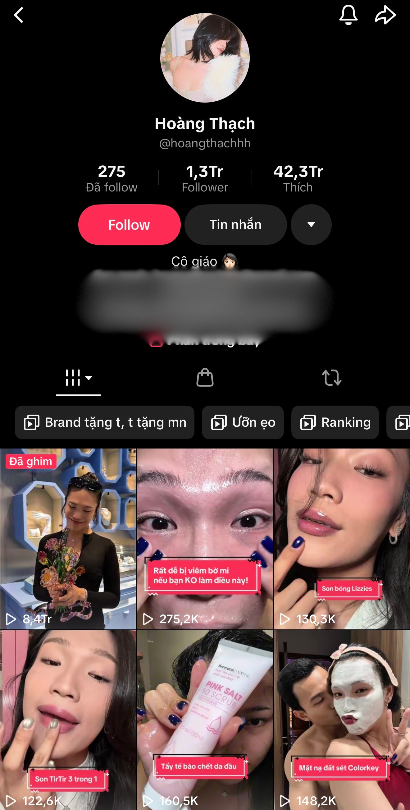 Beauty blogger - TikToker 1,3 triệu followers Ho&agrave;ng Thạch l&agrave; ai?- Ảnh 2.