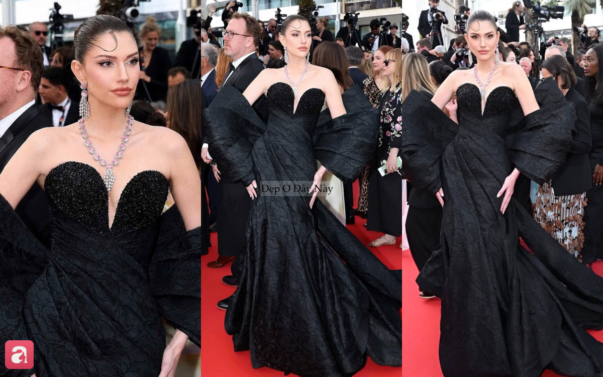 D&agrave;n hoa hậu quốc tế mang thiết kế Việt l&ecirc;n thảm đỏ Cannes: Thời trang Việt ng&agrave;y c&agrave;ng ghi dấu to&agrave;n cầu- Ảnh 4.