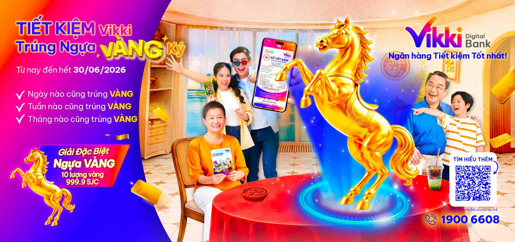 &ldquo;Tiết kiệm Vikki Tr&uacute;ng Ngựa V&agrave;ng K&yacute;&rdquo;: S&ocirc;i động cuộc đua săn v&agrave;ng - Ảnh 1.