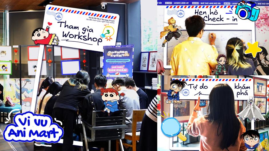 Check-in không gian nghệ thuật Anime tiên phong tại Việt Nam - Ảnh 8. Check-in không gian nghệ thuật Anime tiên phong tại Việt Nam - Ảnh 8.