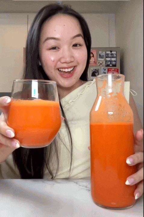 Để cứu l&agrave;n da chi ch&iacute;t mụn, c&ocirc; n&agrave;ng H&agrave;n Quốc uống loại nước &eacute;p đẹp da uống 2 lần/tuần, kết quả da đẹp ngo&agrave;i sức tưởng tượng- Ảnh 5.