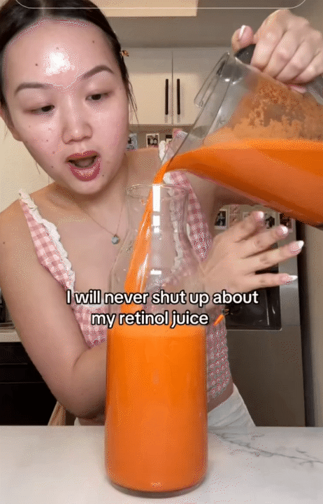 Để cứu l&agrave;n da chi ch&iacute;t mụn, c&ocirc; n&agrave;ng H&agrave;n Quốc uống loại nước &eacute;p đẹp da uống 2 lần/tuần, kết quả da đẹp ngo&agrave;i sức tưởng tượng- Ảnh 6.
