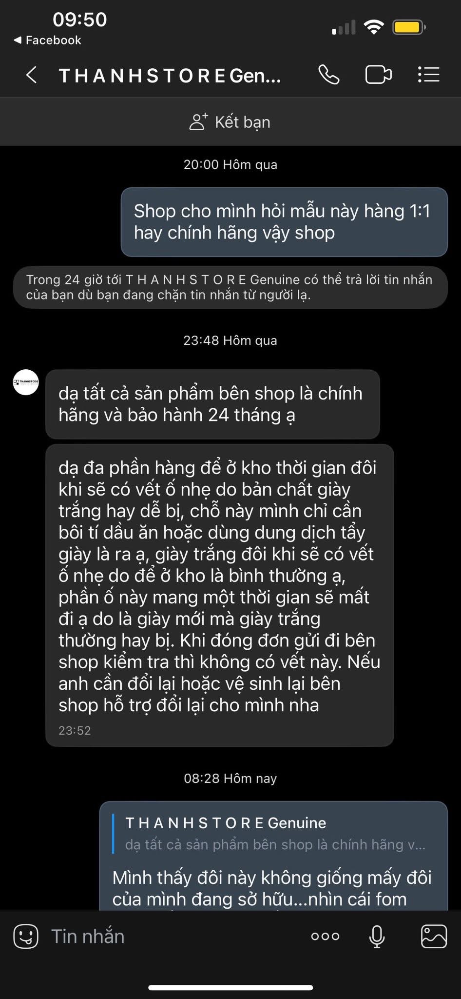 Thanh Store - shop gi&agrave;y vừa bị n&ecirc;u t&ecirc;n tr&ecirc;n trang Th&ocirc;ng Tin Ch&iacute;nh Phủ từng bị cộng đồng chơi sneaker tố "văn vở" ra sao?- Ảnh 4.