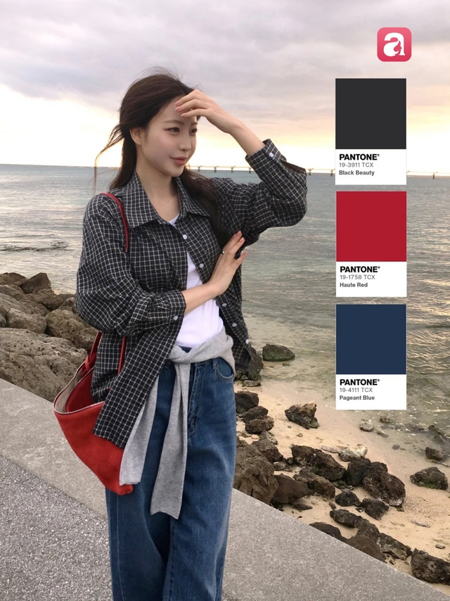 Phụ nữ H&agrave;n mặc đẹp kh&ocirc;ng hẳn nhờ đồ đắt tiền, b&iacute; quyết nằm ở c&aacute;ch phối m&agrave;u- Ảnh 9.