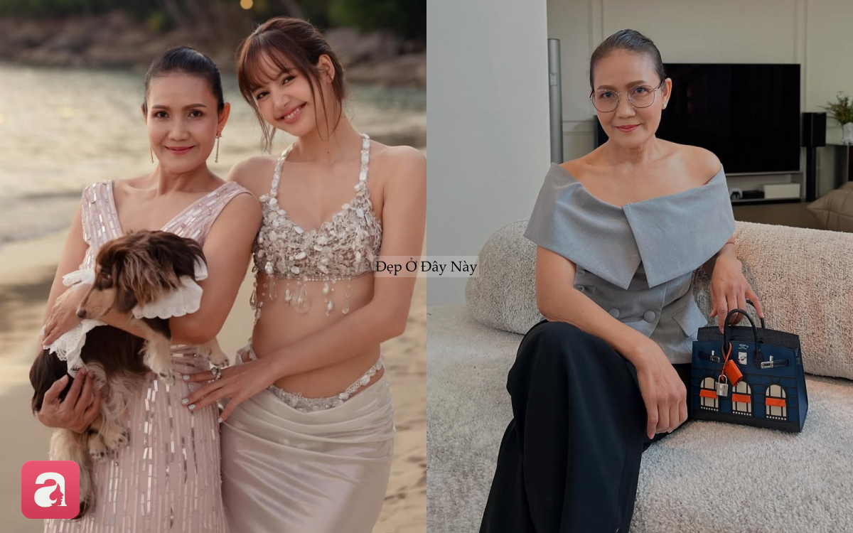 Style trẻ trung, ngập tr&agrave;n h&agrave;ng hiệu của mẹ Lisa ở tuổi U60- Ảnh 4.